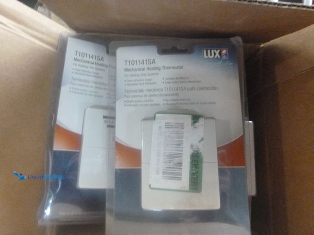 Lot 49-1518297 - Lot of 6 Lux Square Mechanical Non-Programmable Thermostat Model #21079000135, New  Ref#HD0724