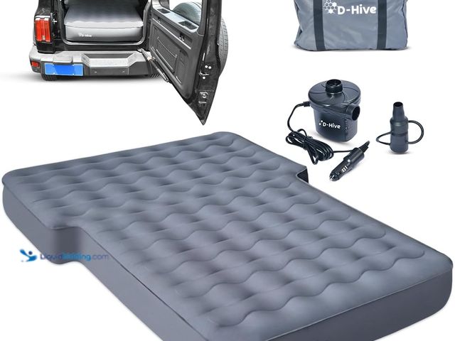 Lot 49-5553087 - D-Hive SUV Air Mattress, Ultra-Thick Material Extra-High Car Air Mattress, SUV Mattress for Toyota 4...