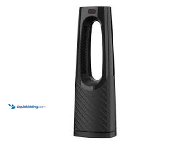 Lot 49-3536440 - Lasko Bladeless 1500W 28 in. Black Electric Oscillating Tower Ceramic Space Heater with Remote Contr...