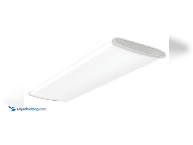Lot 49-5572311 - Lithonia Lighting Contractor Select TRUW Adjustable Lumen Integrated LED White Wraparound Light Fixt...
