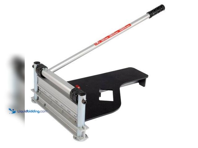 Lot 49-1628088 - ROBERTS 13 in. Multi-Floor Cutter with 0 to 45 Degree Miter Guide and 28-1/2 in. Handle, Model # 10-...