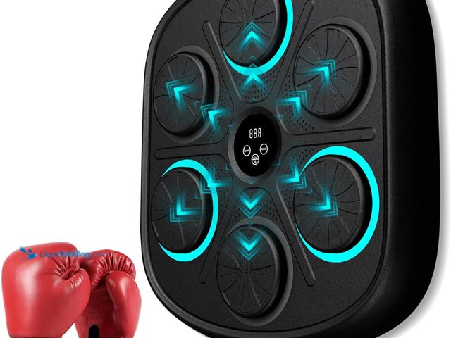 Lot 49-5412718 - 2025 New Model Smart Music Boxing Machine for Adults and Kids, Training Machine with LED Electronic ...
