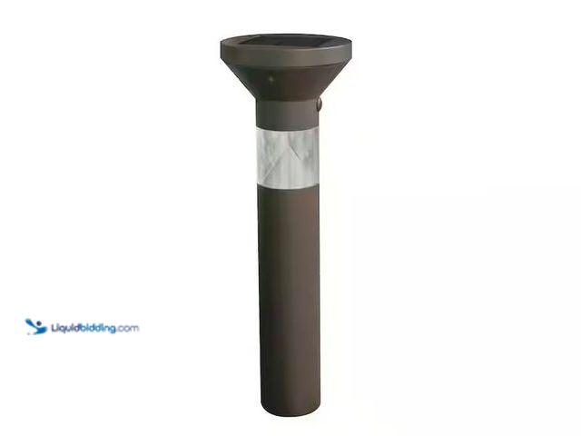 Lot 49-1576517 - Feit Electric One Sync Landscape 40 Lumens Bronze Solar Integrated LED Outdoor Bollard Light with Du...