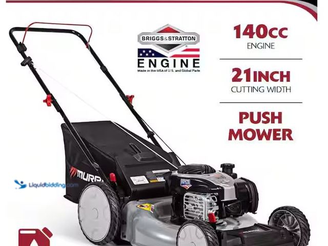 Lot 49-5460605 - Murray
21 in. 140 cc Briggs and Stratton Walk Behind Gas Push Lawn Mower with Height Adjustment and...