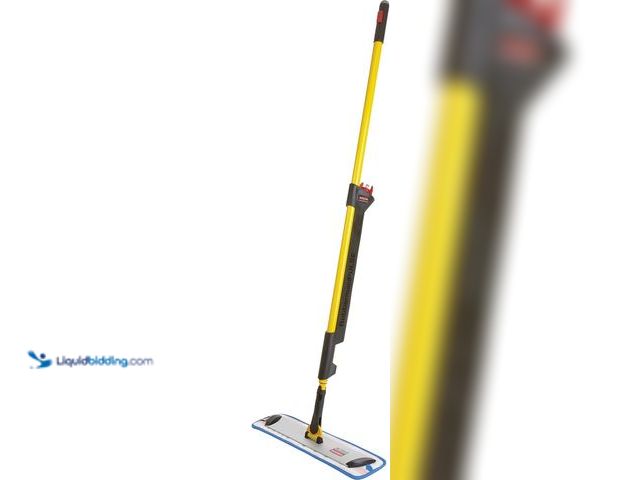 Lot 49-5546137 - Rubbermaid Commercial Products HYGEN Pulse Single Sided Microfiber Spray Mop Kit for Hardwood/Tile/L...