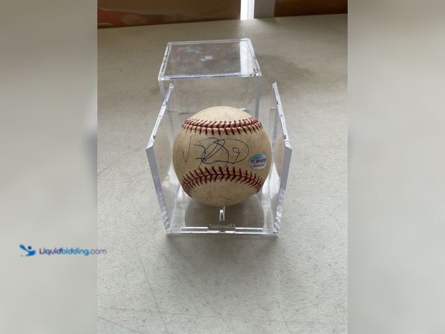 Lot 49-3503799 - Other DETROIT TIGERS NICK CASTELLANOS AUTOGRAPHED BASEBALL WITH DC SPORTS HOLO STICKER