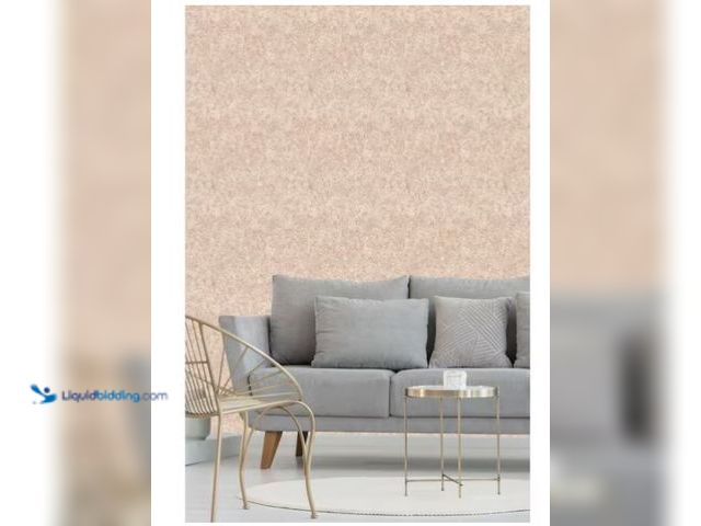 Lot 49-1575364 - Walls Republic Plaster Pink Abstract Textured Metallic Flecks Print Non Woven Non-Pasted Textured Wa...