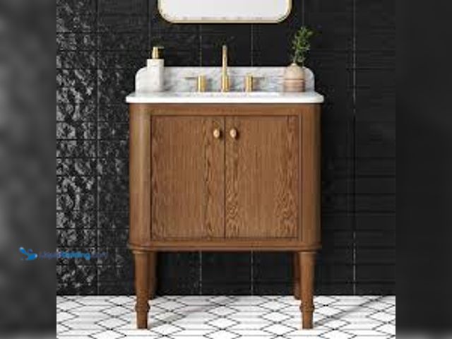 Lot 49-5475762 - Home Decorators Collection Collette 30 in. Single Sink Cinnamon Oak Bath Vanity with White Carrara M...