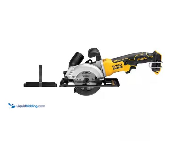 Lot 49-1571182 - DEWALT ATOMIC 20V MAX Cordless Brushless 4-1/2 in. Circular Saw (Tool Only), Model # DCS571B, Unused...