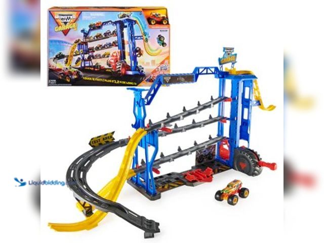 Lot 49-5463142 - Monster Jam, Garage Playset New