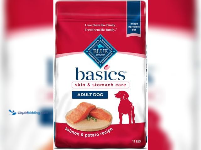 Lot 49-5414212 - Blue Buffalo Basics Adult Dry Dog Food for Skin & Stomach Care, Limited Ingredient Diet, Made in the...