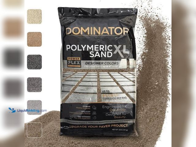 Lot 49-2024757 - DOMINATOR 40 lbs. XL Polymeric Sand Gray Beige for Paver Joints up to 4 in. wide. Model # DPSXL40GB....