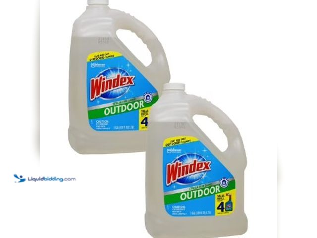 Lot 49-5447952 - Lot of 3. Windex Original Scent Outdoor Glass Cleaner 128 fl oz. [Model: 301719008] Unused