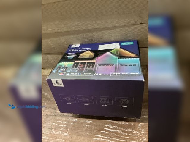 Lot 49-5487824 - APPECK RGBCW Permanent Outdoor Lights Pro (200feet) (144lights) (unable to test) Unused