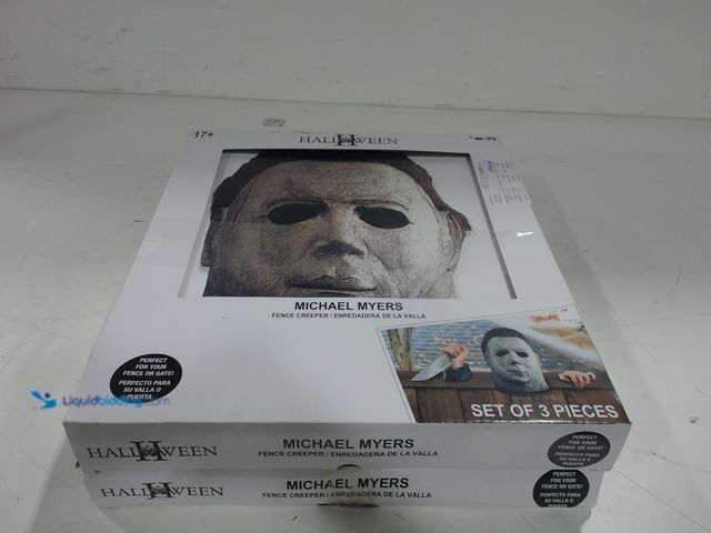 Lot 49-2020615 - Michael Myers Fence Creeper Halloween 2 II Halloween Movie Decoration, Model# 191245293903. MSRP: $1...