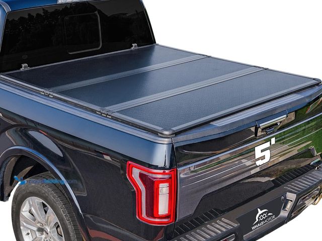 Lot 49-5459322 - Hard Folding Truck Bed Tonneau Cover Compatible with Toyota Tacoma 2016-2025 5 ft Short Box w/or w/o...