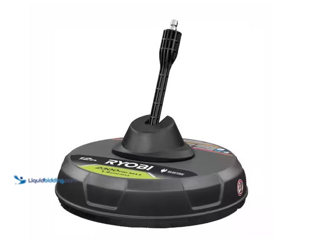 Lot 49-1571299 - RYOBI 12 in. 2,300 PSI Electric Pressure Washers Surface Cleaner, Model # RY31012, Used  Ref#SBS0116