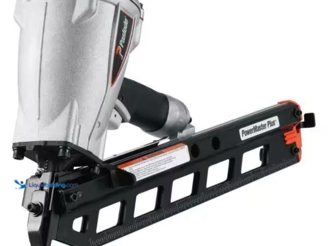 Lot 49-1631228 - Paslode Pneumatic 3-1/2 in. 30-Degree Air Corded PowerMaster Plus Clipped-Head Framing Nailer, Model...
