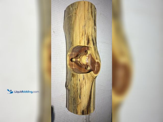 Lot 49-1811812 - Hand made Amish wooden box/drawer. Approximately 13 inches long and 5 inches wide. Hand carved.