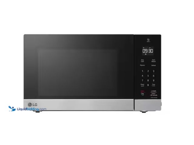 Lot 49-1622718 - LG Neo Chef 0.9 cu. ft. 1000-Watt Countertop Microwave in Stainless Steel with Smart Inverter, Model...