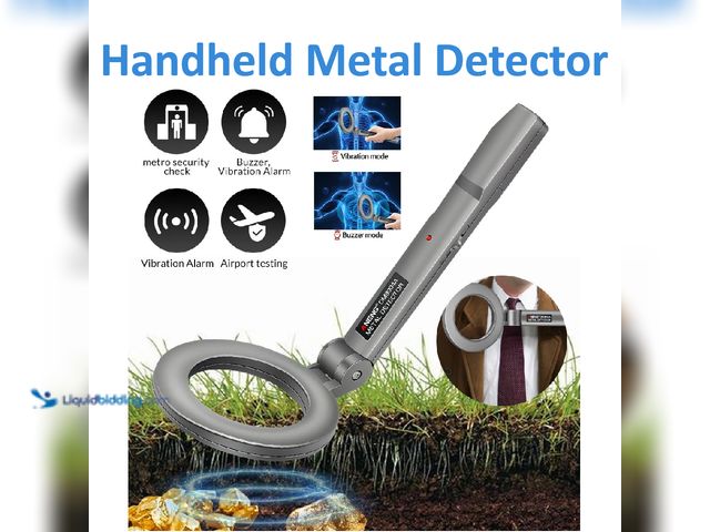 Lot 49-1820439 - ANENG Handheld Metal Detector - NEW - Features an LCD display and has 3 modes, including noiseless a...