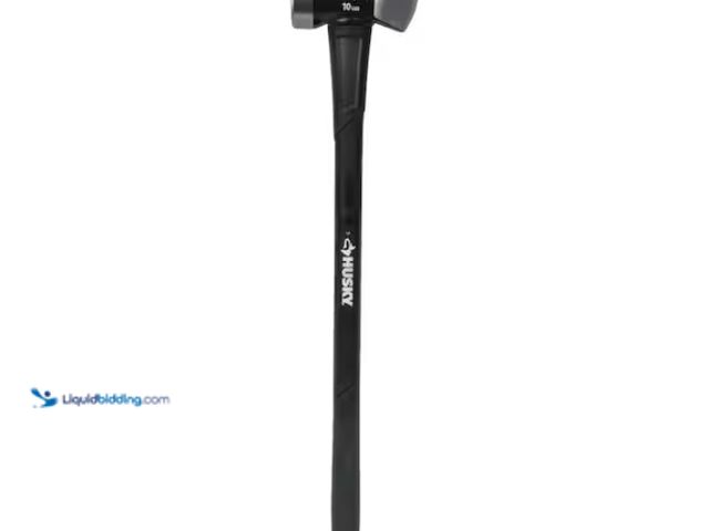 Lot 49-1574788 - Husky 10 lb. Sledgehammer with 35 in. Fiberglass Handle, Model # MD-10DSOF-HD, Slightly used, Scuffs...