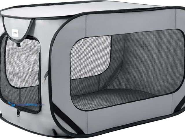 Lot 49-3528942 - Love's cabin 42in Portable Large Dog Bed - Pop Up Dog Kennel, Indoor Outdoor Crate for Pets, Portabl...