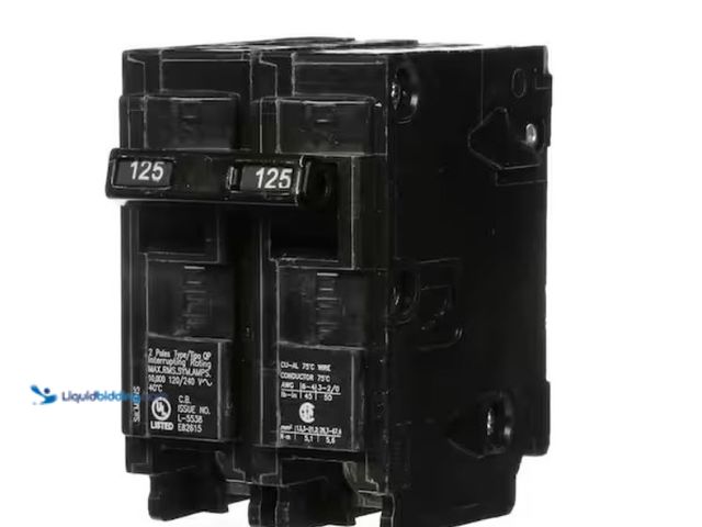Lot 49-3614782 - Siemens 125 Amp Double-Pole Type QP Circuit Breaker, Model # Q2125P, New.