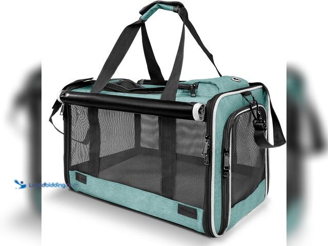 Lot 49-5437953 - Small Dog Carrier for Puppy  Softshell Car Transport Chihuahua Carry Cage 18-inch Collapsible Doggie...