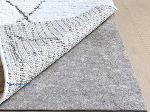 Lot 49-1547869 - RUGPADUSA Classic Non-Slip Thin 6 ft. x 8 ft. Dual Surface 1/8 in. Thick Rug Pad, Model # RPCR17-136...