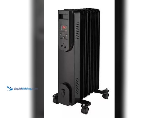 Lot 49-5486541 - Konwin
1500-Watt Black Indoor Electric Oil-Filled Radiator Convection Radiant Space Heater with Rem...