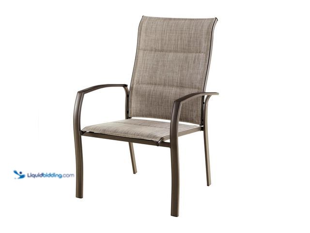 Lot 49-5410927 - Lot of 3. StyleWell Mix and Match Stationary Stackable Steel Sling Oversized Outdoor Patio Dining Ch...