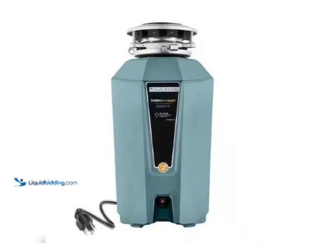 Lot 49-3631478 - Glacier Bay Turbo Grind Max 1-1/4 HP Continuous Feed Garbage Disposal with Power Cord, Model # 10-US...