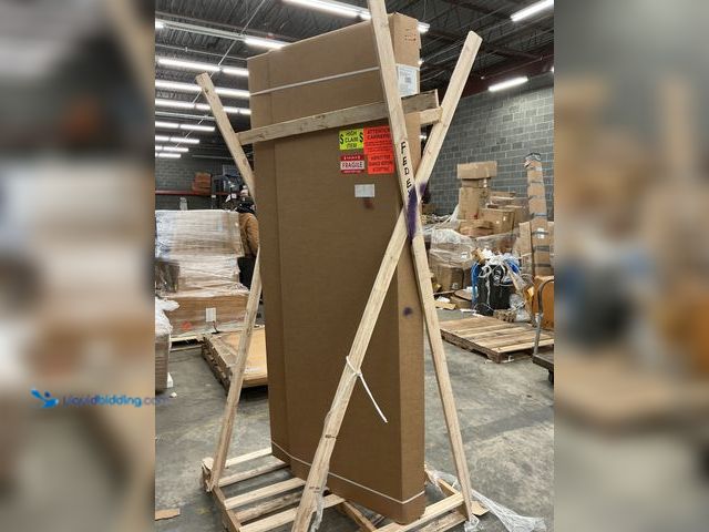 Lot 49-5462001 - National Door Company, Steel, Primed, Right-Hand Inswing, Clear Glass, 15 Lite External Grilles, Sin...