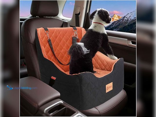 Lot 49-3482740 - Dog Car Seat for Small/Medium Dogs Under 40lbs, Dog Booster Car Seats Memory Foam and Velvet, Detach...