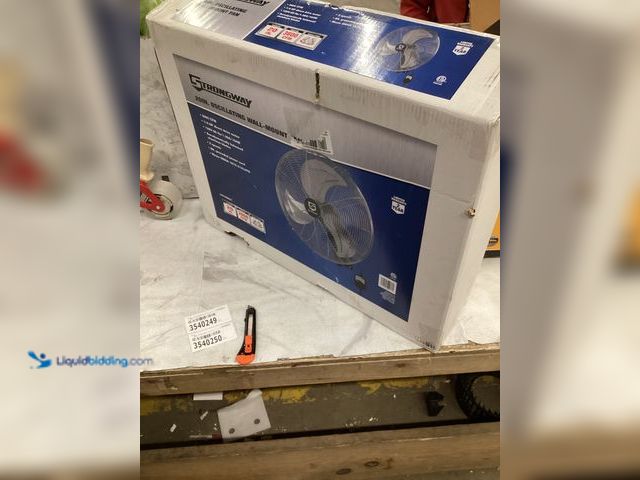 Lot 49-3540249 - Strongway 20in. Oscillating Wall-Mount Fan, 3600 CFM. Model: 4742837. Unused