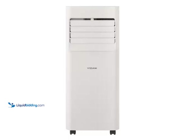 Lot 49-1623608 - Vissani 5,000 BTU 115-Volt 3-in-1 Portable Air Conditioner Unit Cools 150 sq. ft. with Dehumidifier ...