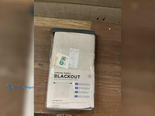 Lot 49-3528483 - Curtain Panels Blackout Curtains (light gray) New