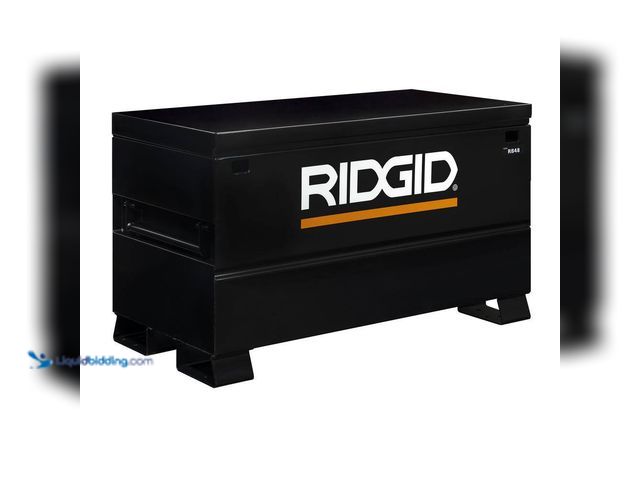 Lot 49-5512697 - RIDGID 48 in. W x 24 in. D x 28.5 in. H Universal Storage Chest. Model # RB48, Unused, Shipping dama...