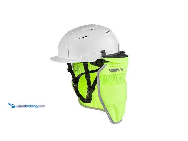 Lot 49-3617037 - Milwaukee Set of (2) BOLT Yellow High Visibility Mesh Sunshade with 50+UPF UV Protection model # 100...