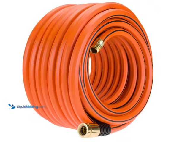 Lot 49-1622493 - Husky 3/4 in. Dia x 100 ft. Husky Max Duty Garden Hose, Model # CHDHMT34100, Slightly used  Ref#PA07...