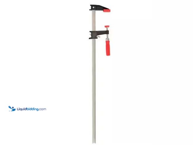 Lot 49-2005717 - Lot of (3) BESSEY Clutch Style 24 in. Capacity Bar Clamp with Wood Handle and 2-1/2 in. Throat Depth...