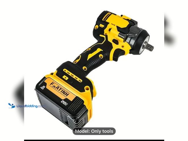 Lot 49-1792896 - New 1/2 Heavy-Duty 405 foot pounds of torque Cordless Impact Wrench - for Dewalt 20V batteries, and ...