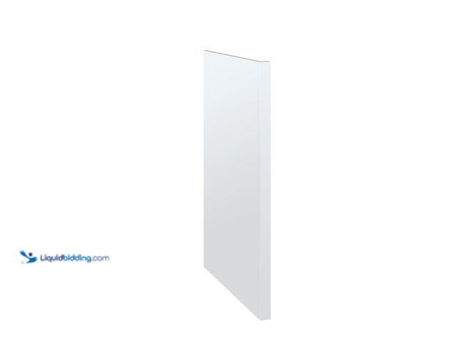 Lot 49-5447822 - Hampton Bay Courtland 1.5 in. W x 34.5 in. H Dishwasher End Panel in Polar White, [Model # ADEP-CSW]...