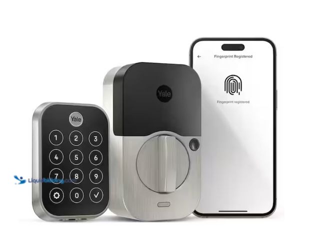 Lot 49-1622841 - Yale Assure Lock 2; Keyless Smart Door Lock with Wi-Fi and Fingerprint Access; Satin Nickel, Model #...