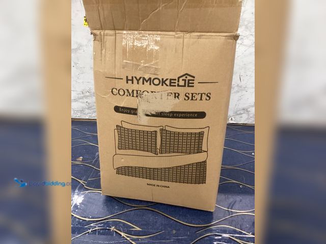 Lot 49-5486968 - HYMOKEGE Bed Comforter Set (Brown) Item is Factory Sealed