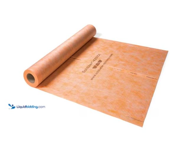 Lot 49-1547704 - Schluter Kerdi 3 ft. 3 in. x 16 ft. 5 in. Waterproofing Membrane, Model # KERDI200/5M, Unused.  Ref#...