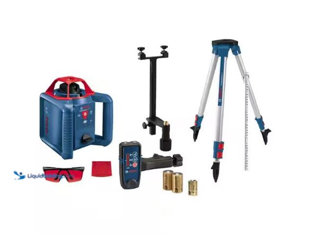 Lot 49-3548494 - Bosch
800 ft. Rotary Laser Level Complete Kit Self Leveling with Hard Carrying Case Internet # 3087...