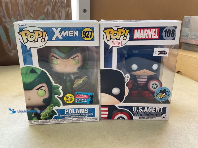 Lot 49-3609208 - Other LOT OF 2 FUNKO POP FIGURES IN ORIGINAL BOXES INCLUDING POLARIS #927 AND U.S.AGENT #108