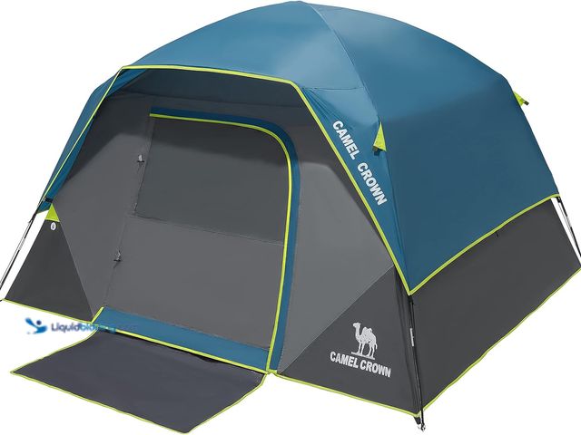 Lot 49-5416546 - CAMEL CROWN Tents for Camping 4/8 Person Waterproof Quick Setup Folding Outdoor Backpacking Tents 4 ...